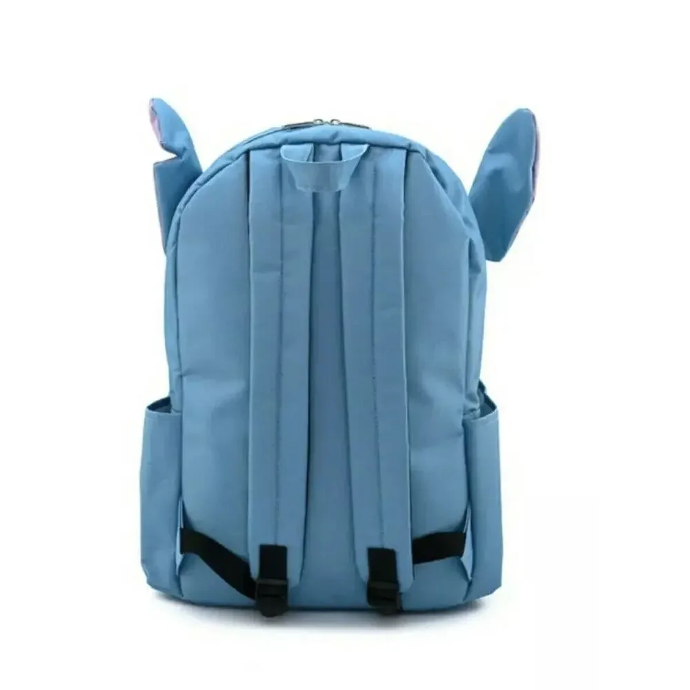 Loungefly Disney Stitch Full Size Nylon Backpack Ears Coconut New NO TAGS Large